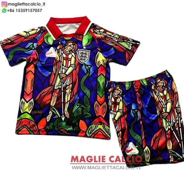 speciale magliette inghilterra bambino 2026 rosso blu