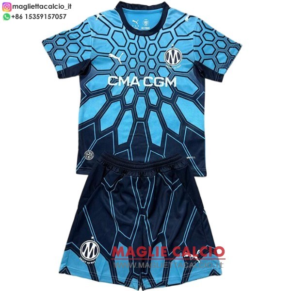 nuova portiere divisione magliette marseille set completo uomo 2026-2027 blu