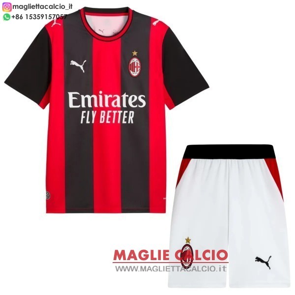 nuova prima divisione magliette ac milan set completo uomo 2026-2027