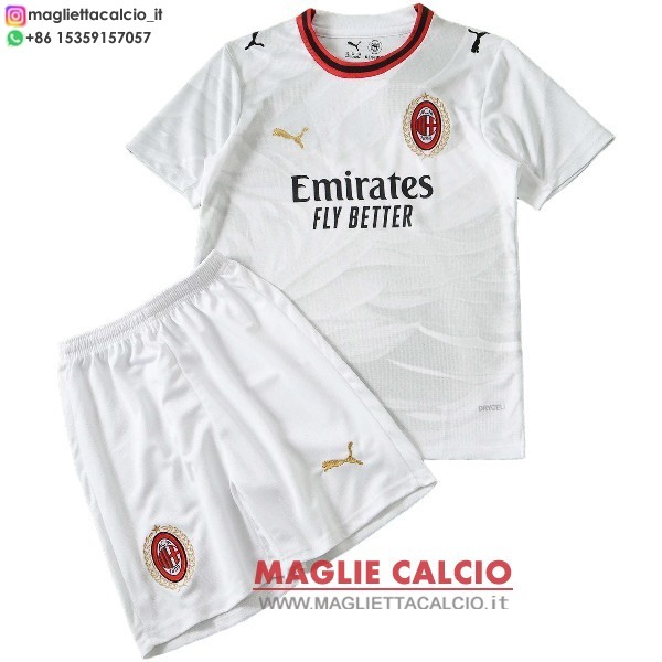 nuova seconda magliette ac milan set completo bambino 2026-2027