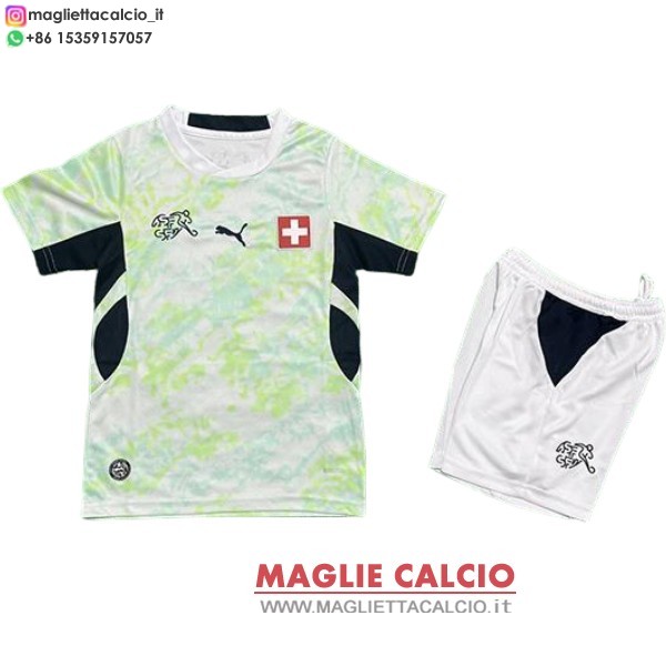 nuova seconda magliette svizzera set completo bambino 2026