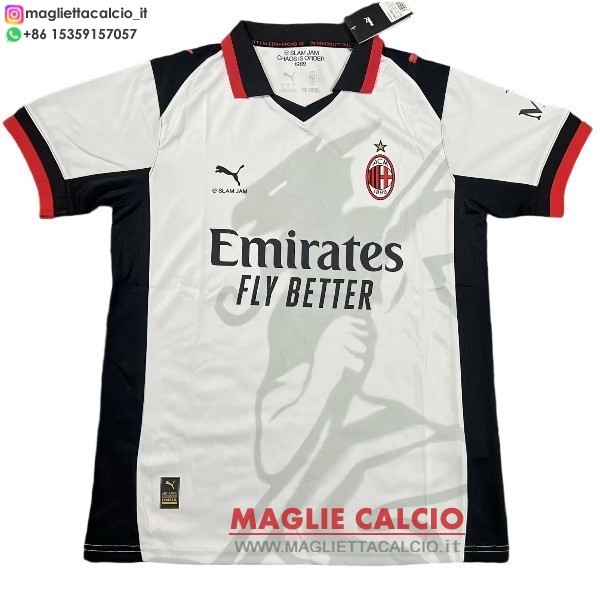 tailandia nuova portiere divisione magliette ac milan 2025-2026 bianco
