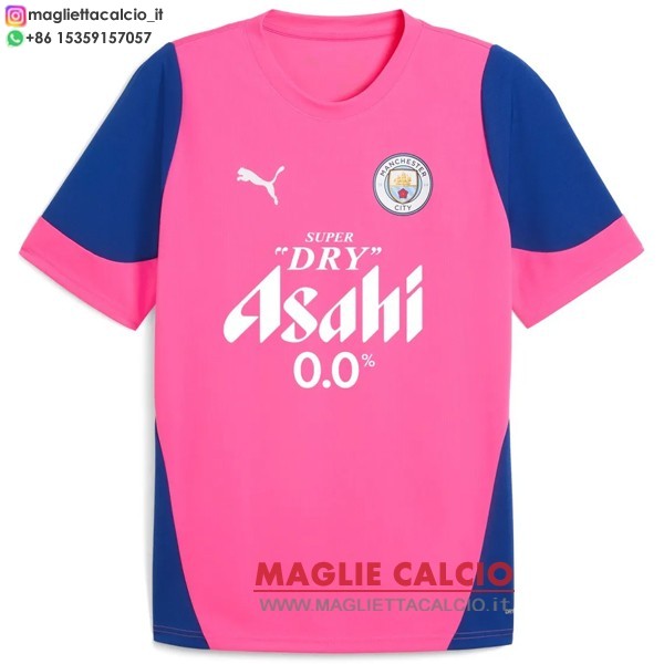 tailandia nuova portiere divisione magliette manchester city 2026-2027 rosa blu