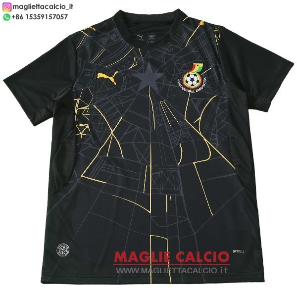thailandia nuova speciale maglietta ghana 2026 nero ii giallo
