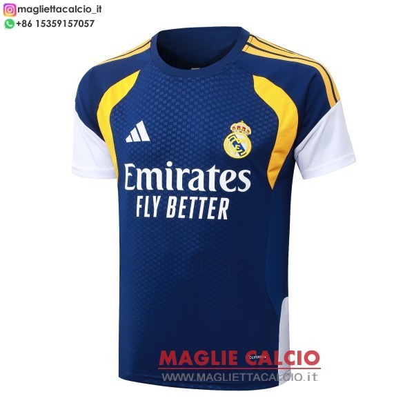 nuova formazione divisione maglietta real madrid 2026-2027 blu navy giallo bianco
