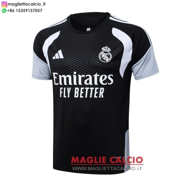 nuova formazione divisione maglietta real madrid 2026-2027 nero bianco