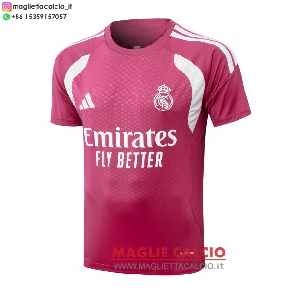 nuova formazione divisione maglietta real madrid 2026-2027 rosa bianco
