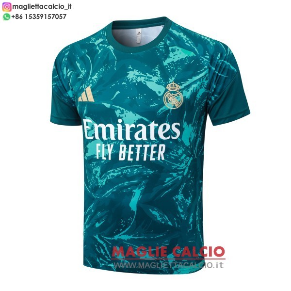 nuova formazione divisione maglietta real madrid 2026-2027 verde bianco