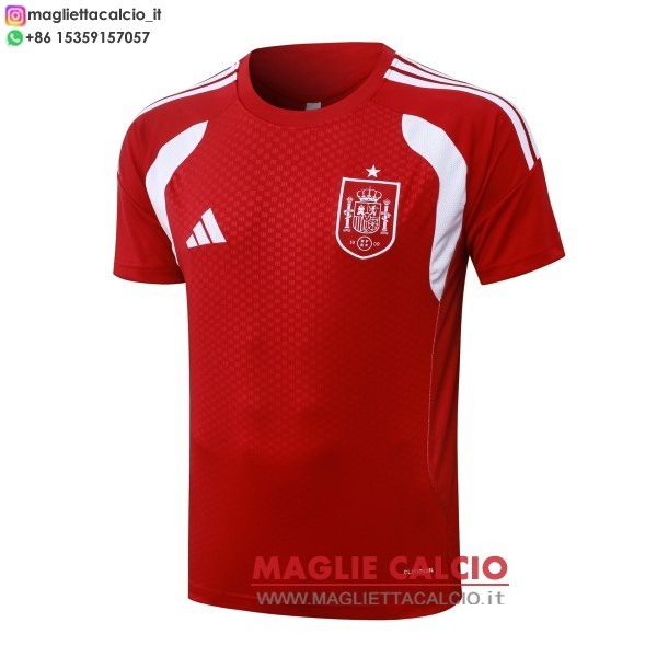nuova formazione divisione magliette spagna 2026 rosso bianco