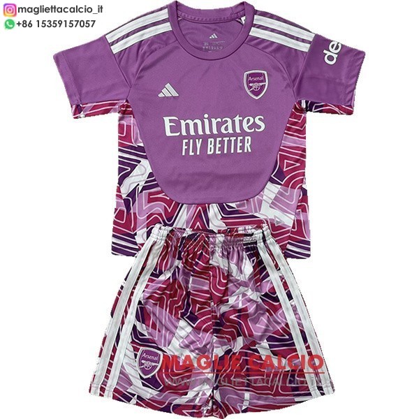 nuova portiere divisione magliette arsenal set completo uomo 2026-2027 purpureo