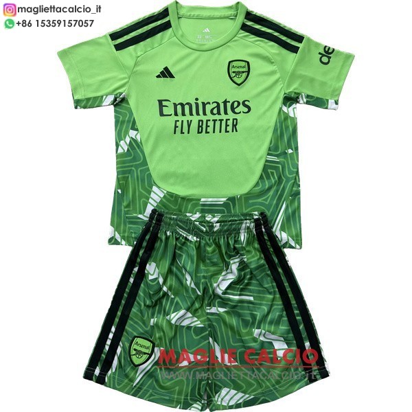nuova portiere divisione magliette arsenal set completo uomo 2026-2027 verde