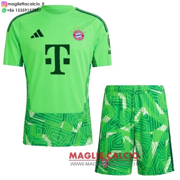 nuova portiere magliette bayern monaco set completo uomo 2026-2027 verde