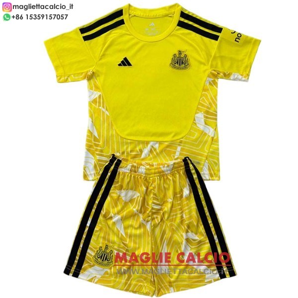 nuova portiere divisione maglietta newcastle united set completo uomo 2026-2027 giallo