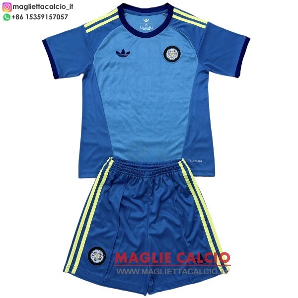 nuova portiere magliette set completo leeds united bambino 2026-2027 blu