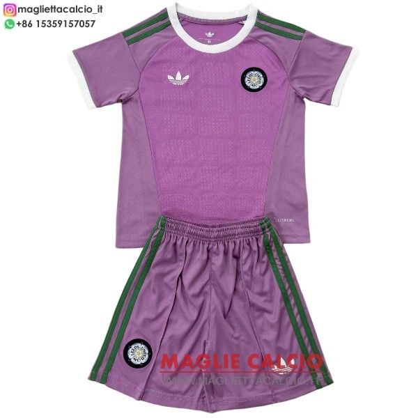 nuova portiere magliette set completo leeds united bambino 2026-2027 purpureo