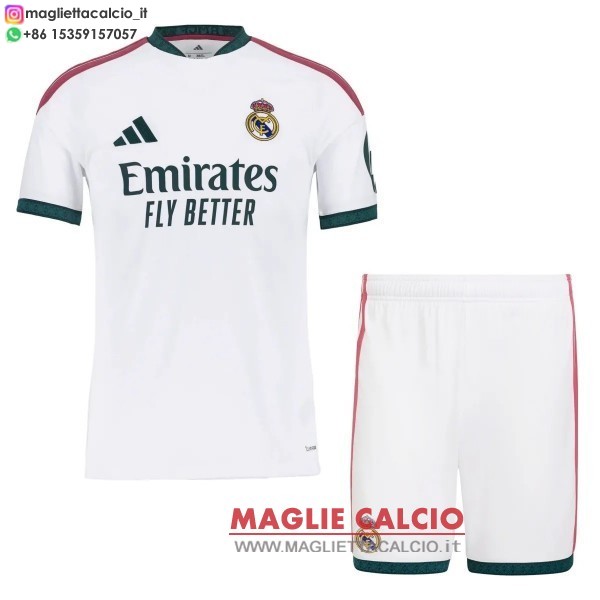 nuova prima maglietta real madrid set completo bambino 2026-2027