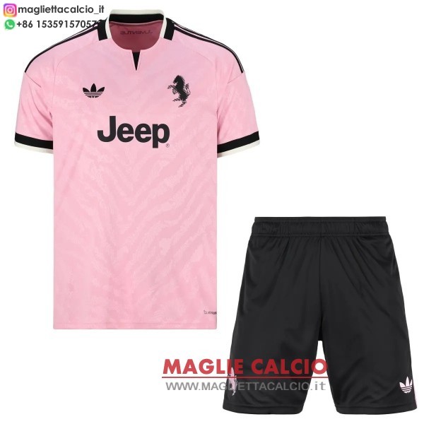 seconda magliette juventus set completo bambino 2026-2027