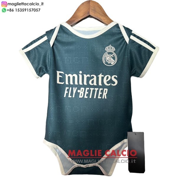 nuova seconda maglietta real madrid tutine bambino 2026-2027