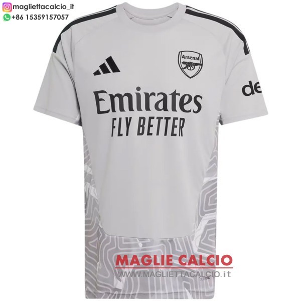tailandia nuova portiere divisione magliette arsenal 2026-2027 grigio