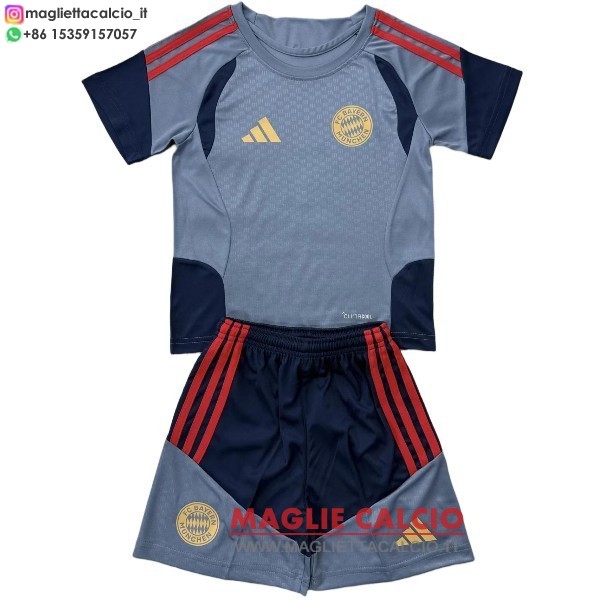 nuova speciale magliette bayern monaco set completo uomo 2026-2027 grigio.