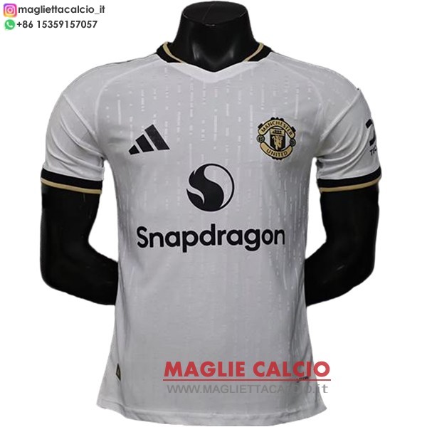 speciale giocatori magliette manchester united 2026-2027 bianco nero