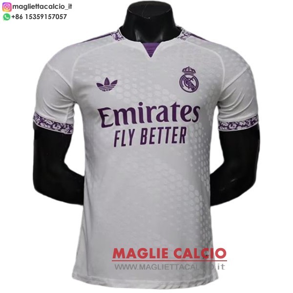 nuova speciale giocatori divisione magliette real madrid 2026-2027 bianco i purpureo