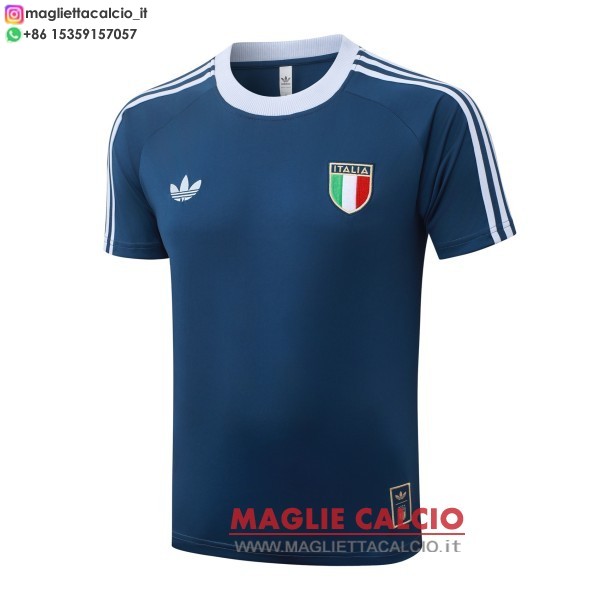 nuova formazione divisione maglietta italia 2026 blu navy