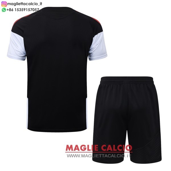 nuova formazione divisione maglietta set completo arsenal 2026-2027 nero rosso bianco