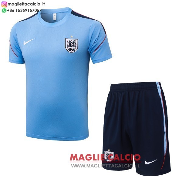 nuova formazione divisione maglietta set completo inghilterra 2026 blu luce