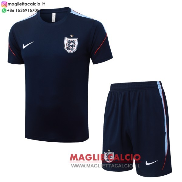 nuova formazione divisione maglietta set completo inghilterra 2026 blu navy