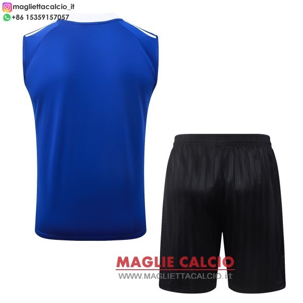nuova formazione senza maniche divisione maglietta set completo argentina 2026 blu bianco nero