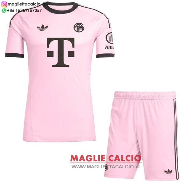 nuova portiere divisione maglietta bayern munich set completo uomo 2025-2026 rosa