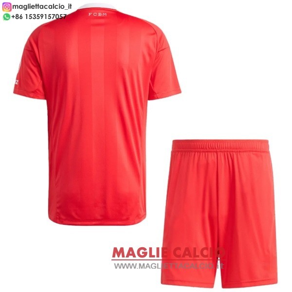 nuova portiere divisione maglietta bayern munich set completo uomo 2025-2026 rosso