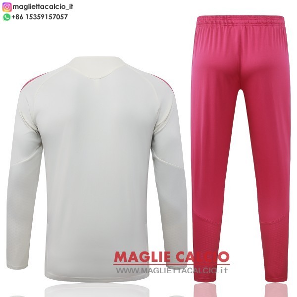 nuova real madrid insieme completo giallo rosa bianco felpa da allenamento 2026-2027