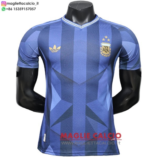 nuova speciale giocatori maglietta argentina 2026 purpureo blu