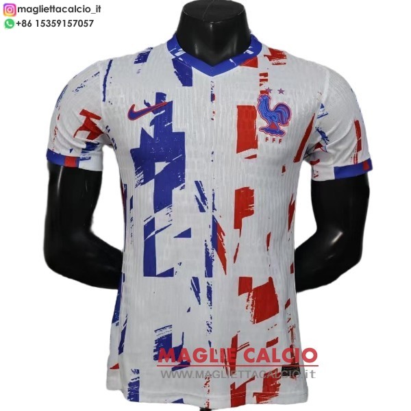 speciale giocatori maglietta francia 2026 bianco i rosso