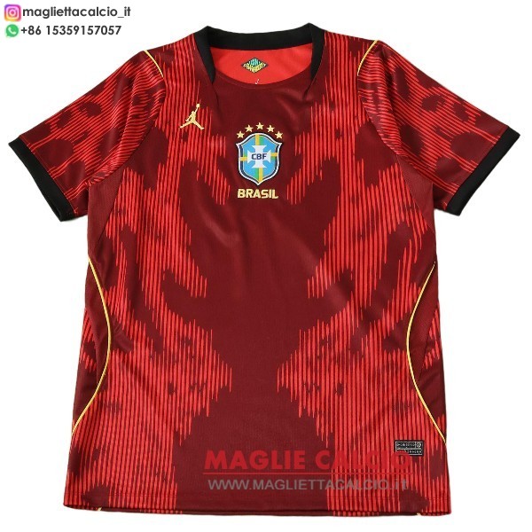 tailandia nuova portiere divisione maglietta brasile 2026 rosso
