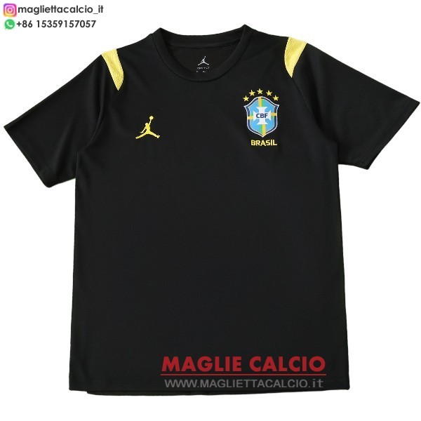 thailandia nuova speciale maglietta brasile 2026 nero giallo