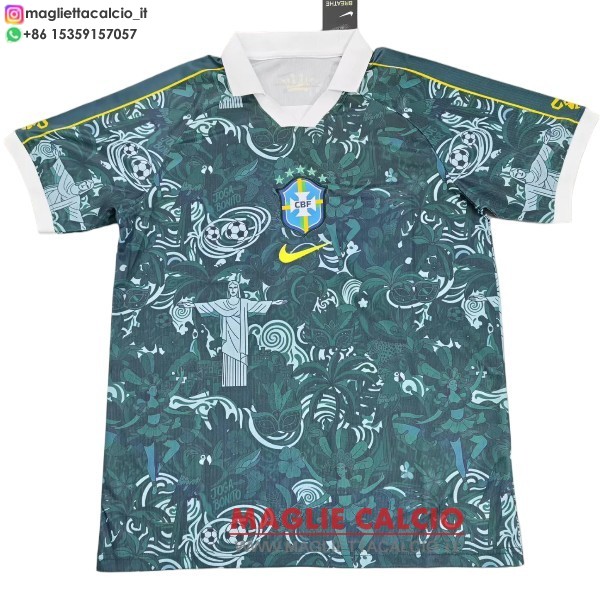 thailandia nuova speciale maglietta brasile 2026 verde bianco giallo