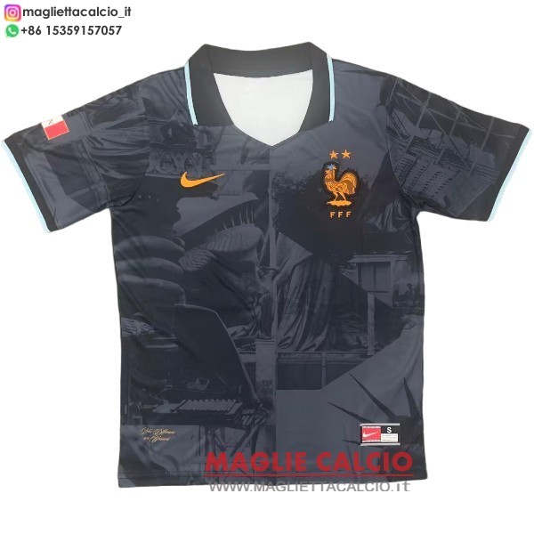 thailandia nuova speciale maglietta francia 2026 nero grigio