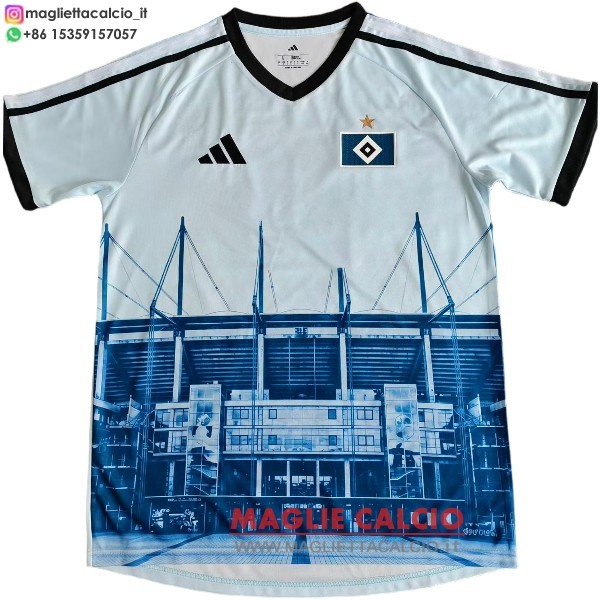 thailandia nuova speciale maglietta hamburgo s.v. 2026-2027 bianco blu