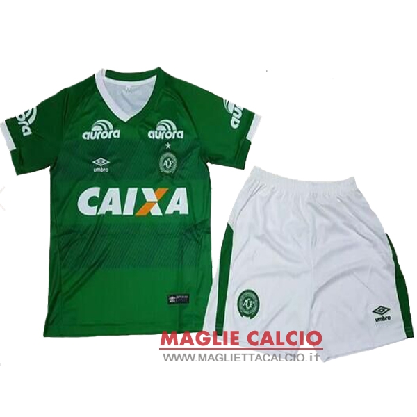 nuova prima maglietta chapecoense bambino 2016-2017