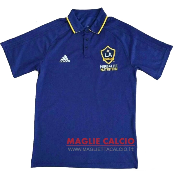 los angeles galaxy blu magliette polo nuova 2017-2018