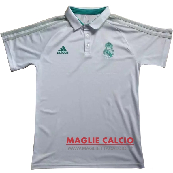 real madrid bianco 1 magliette polo nuova 2017-2018