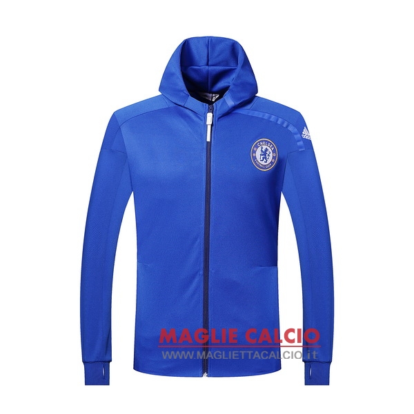 nuova chelsea blu sudaderas con capucha giacca 2016-2017