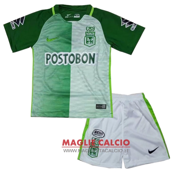 nuova prima maglietta atletico nacional bambino 2017-2018