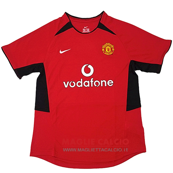 prima magliette nuova manchester united retro 2002-03