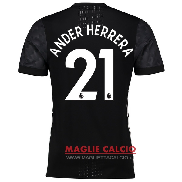 nuova maglietta manchester united 2017-2018 ander herrera 21 seconda