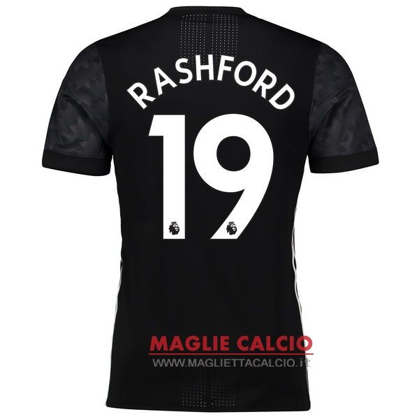 nuova maglietta manchester united 2017-2018 rashford 19 seconda