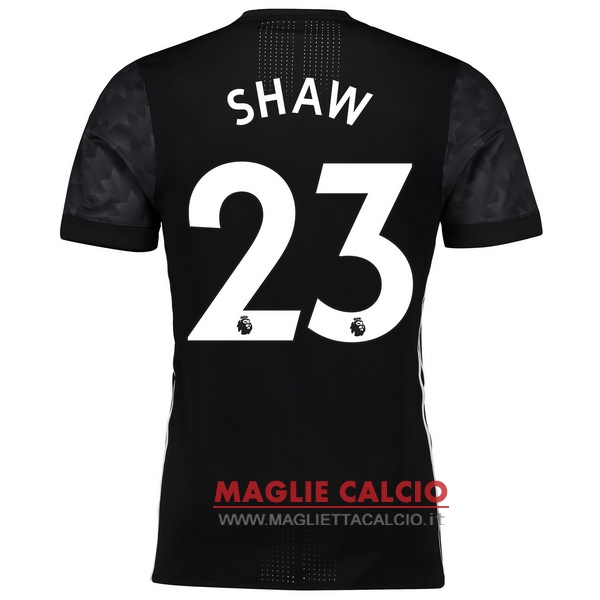 nuova maglietta manchester united 2017-2018 shaw 23 seconda